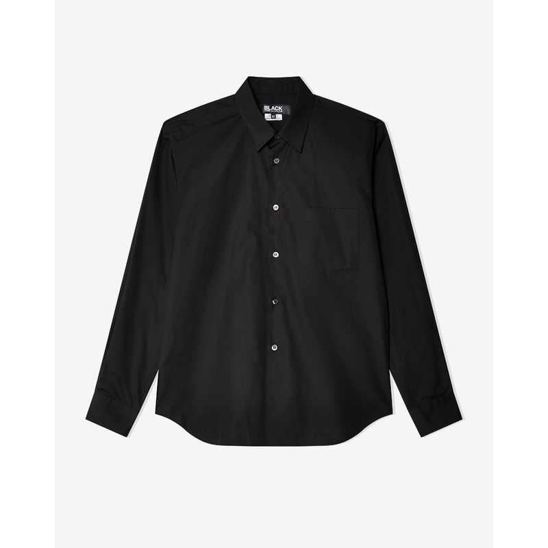 Black Comme des Garons – Buttondown Shirt – (Black)