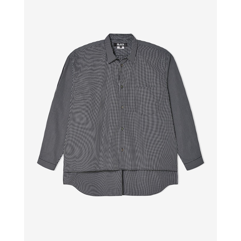 Black Comme des Garons – Check Cotton Shirt – (Black/White)