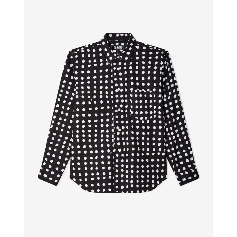 Black Comme des Garons – Filip Pagowski Polka Dot Shirt – (Black)