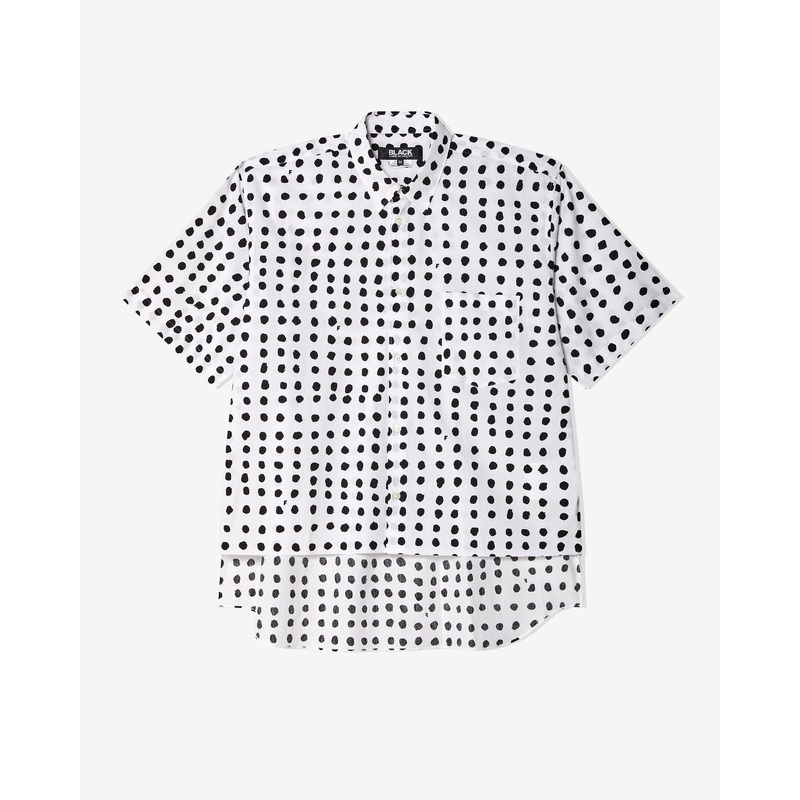 Black Comme des Garons – Filip Pagowski Polka Dot Shirt – (White/Black)
