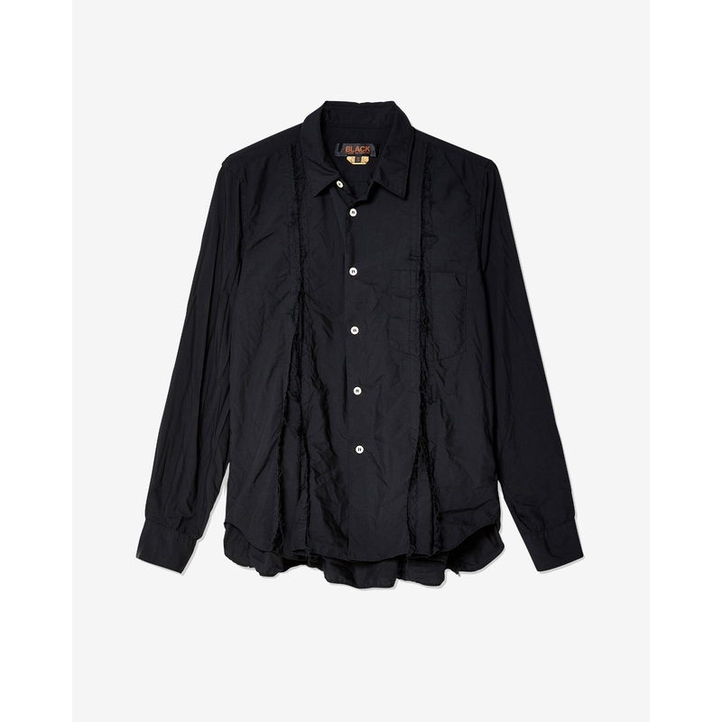 BLACK Comme Des Garons – Textured Blouse – (Black)