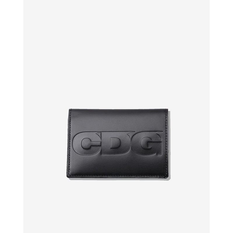 CDG – Embossed Logo Wallet – (SA6400 Black)