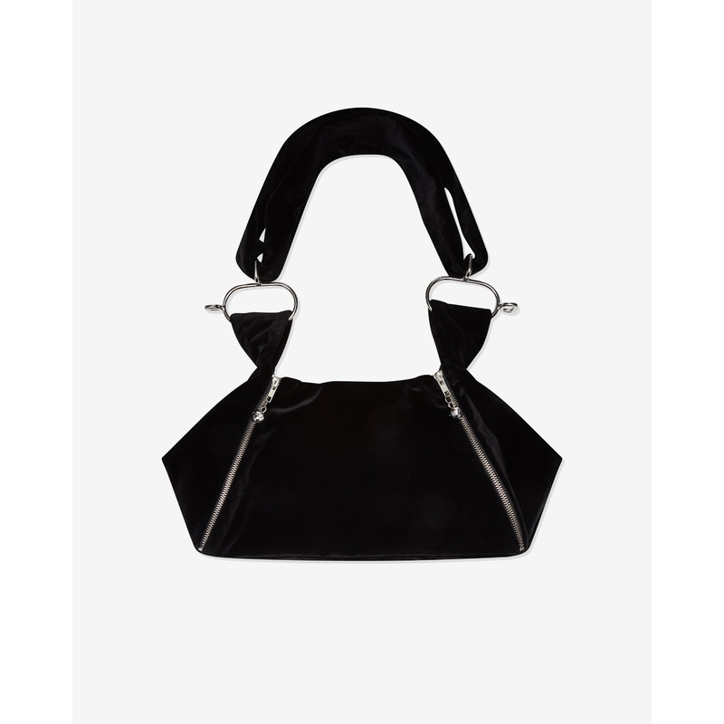 Chopova Lowena – Women’s Mini Pyramid Bag – (Black)