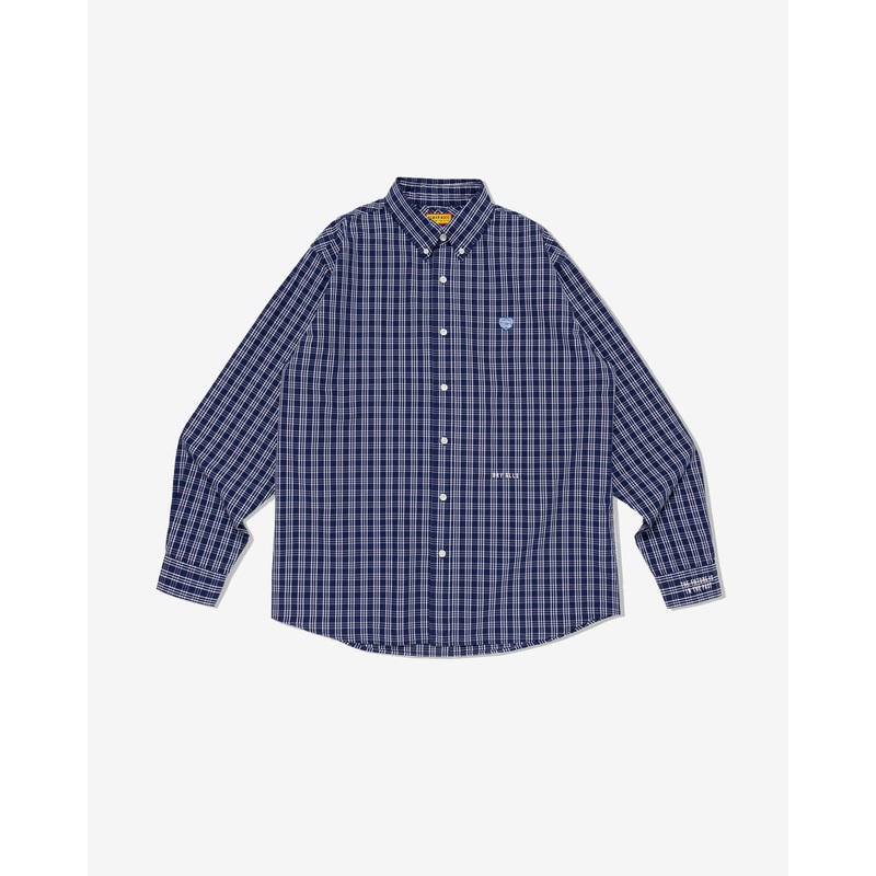 Human Made – Men’s Check BD Shirt – (Navy)