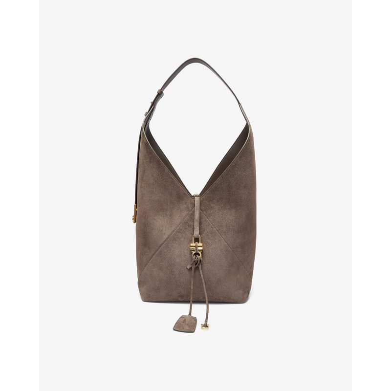 Ferragamo – Women’s V-Shaped Hobo Bag – (Brown)