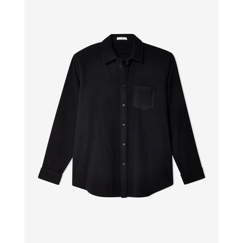 The Row – Men’s Ezra Shirt – (Dark Navy)