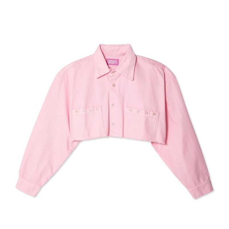 Liberal Youth Ministry – Women’s Cropped Shirt – (Pink)